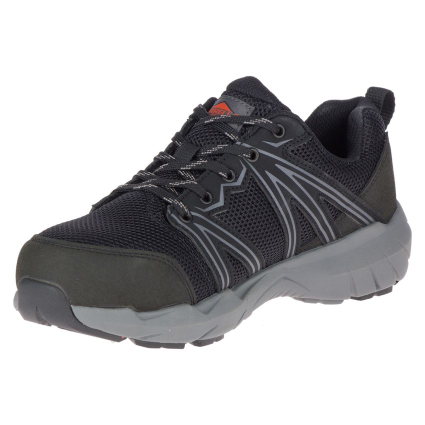 Chaussure de Securite Merrell Fullbench Superlite Alloy Toe Noir Femme | Q.Z.YYFD